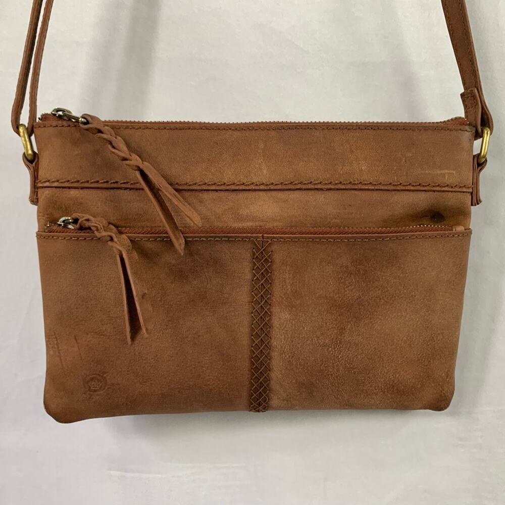 Born Genuine Leather Fully Lined Adjustable Cross… - image 3